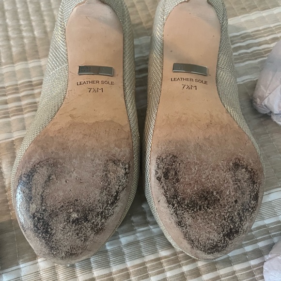 Badgley Mischka Platino Metallic Mesh Dressy Evening Heel Sz: 7.5M w/Box - Picture 12 of 12